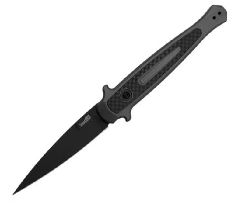 Kershaw Launch 8 Gray Aluminum/Carbon Fiber & Black CPM-154 7150GRYBLK