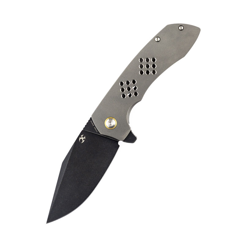 Kansept Knives Entity Black Stonewash CPM-S35VN & Titanium K1036B2