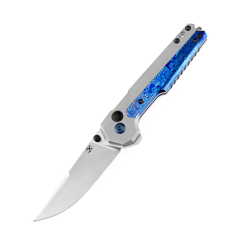 Kansept Knives EDC Tac w/ Satin CPM-S35VN & Titanium/Timascus K2009A8