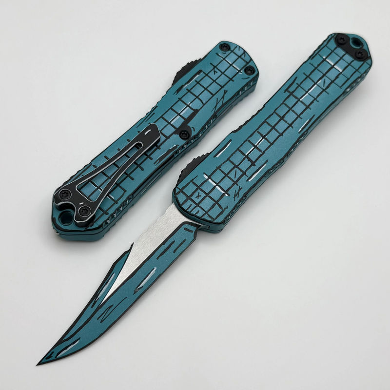 Heretic Knives Manticore E Cel Shade Turquoise w/ Bowie MagnaCut H026BF-CS-TQ