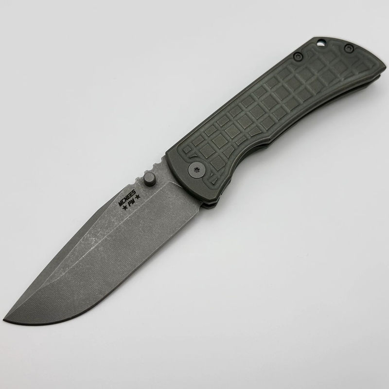 McNees Performance Machined Mac 2 3.5" Green/Bronze Frag Atomic w/ Stonewash MagnaCut GEN 2