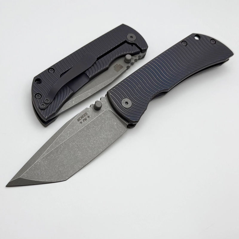 McNees Performance Machined Mac 2 3.5" Atomic Purple/Bronze Swerve w/ Tanto MagnaCut Gen 2