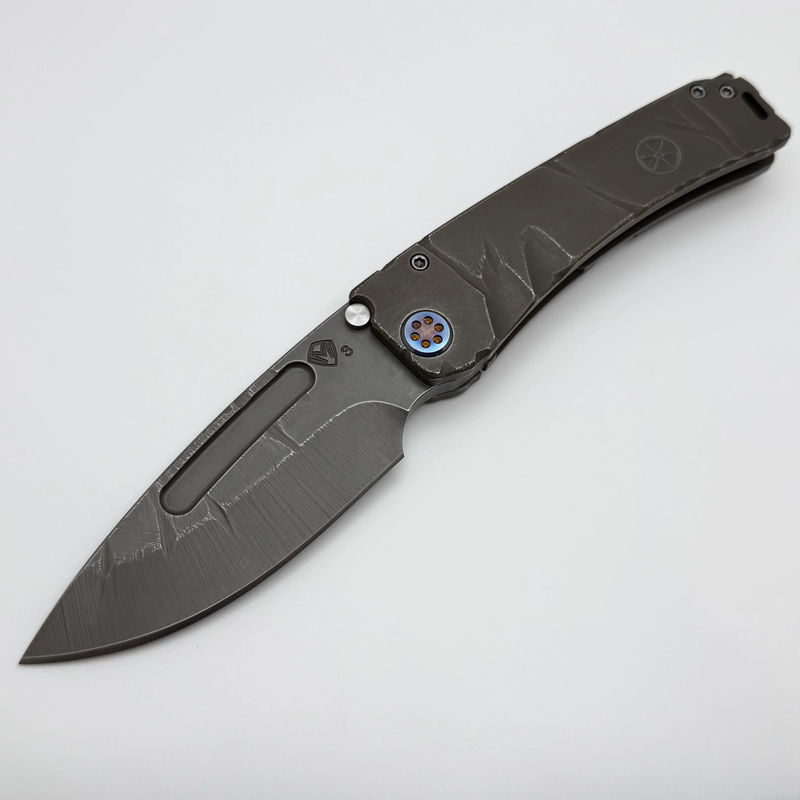 Medford Marauder Full Size Fallout Titanium Handles w/ 0.26" Fallout 3V Drop Point