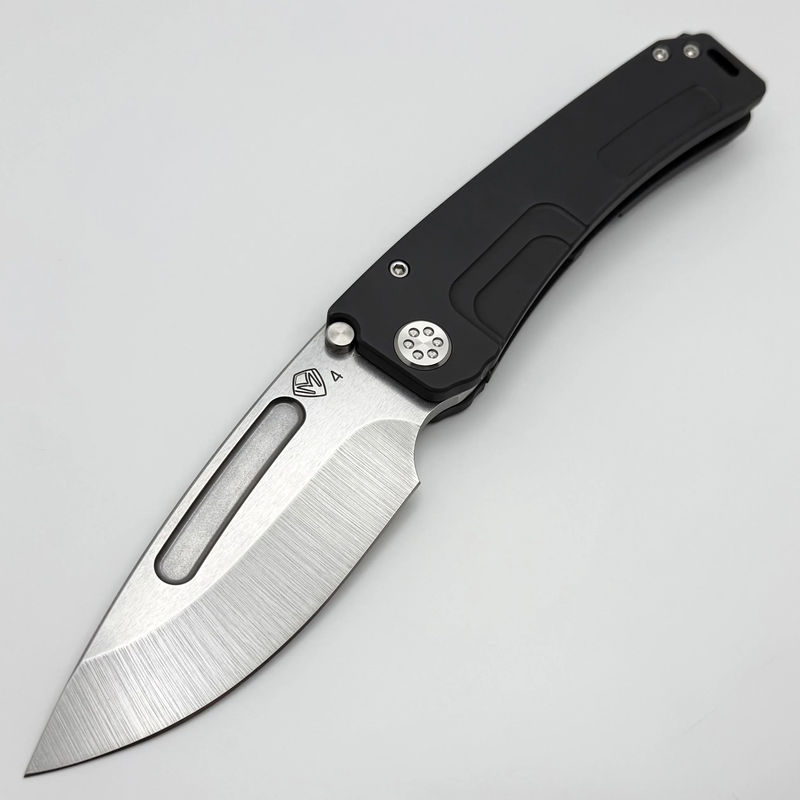 Medford Marauder H DLC Handles & S45VN Tumbled Drop Point