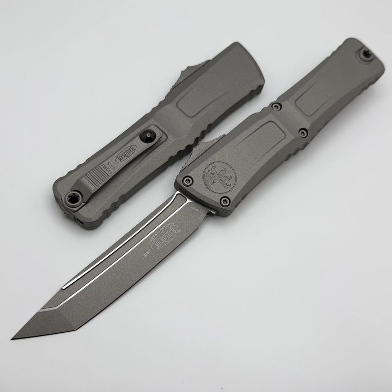 Microtech Knives Combat Troodon Gen III Cerakote "Titanium Gray" Tanto 1144-1CTG