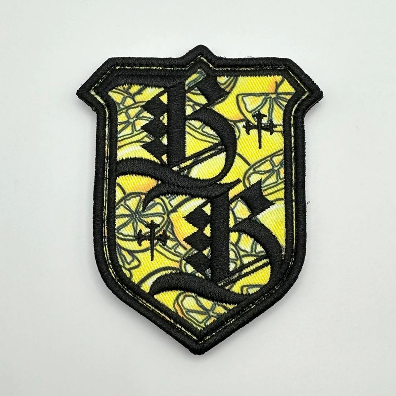 Borka Blades Lemons Crest Velcro Patch