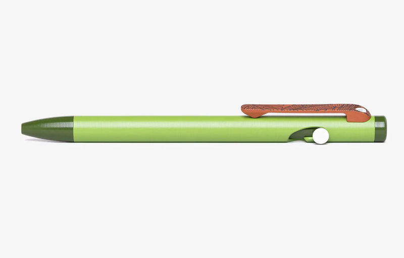 Tactile Turn Titanium Sprout Seasonal Release Slim Bolt Action Short (5.1”) Pen