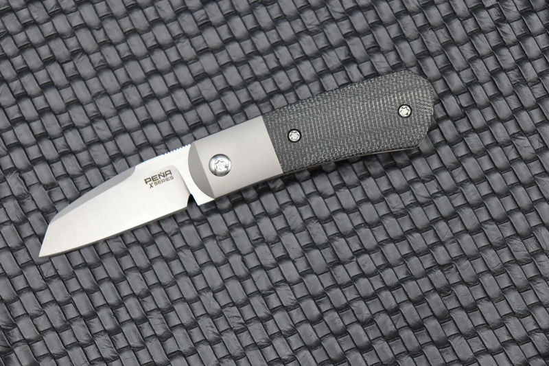 Pena Knives X-Series Micro Apache w/ Black Micarta
