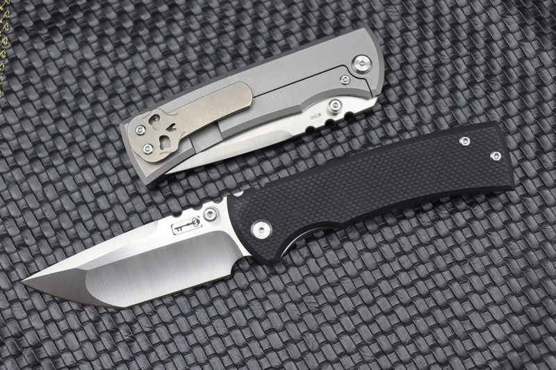 Chaves Knives Redencion  229 Black G-10 & M390 Tanto