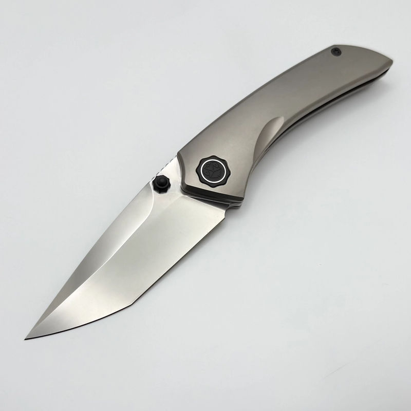 Poikilo Blade Tuna Standard 2 w/ Titanium Handles & Pearlescent Stonewash M398