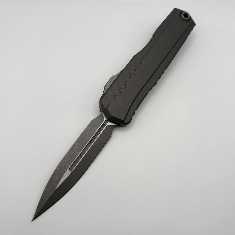 Pre-Owned Microtech Cypher II D/E Apocalyptic Natural Clear Standard 1242-10APNC