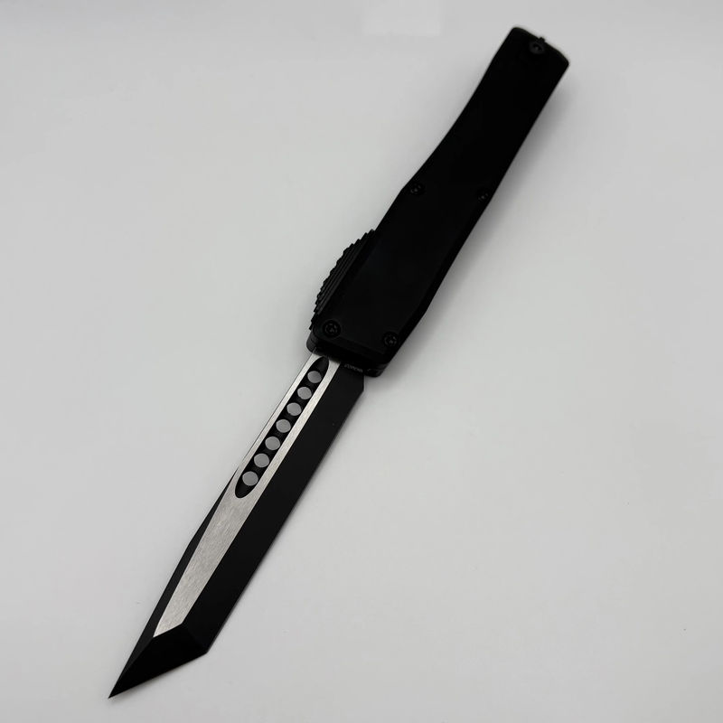 Pre-Owned Heretic NYX Tanto Two Tone Tactical MagnaCut w/ Black Aluminum Handle H015-10A-T