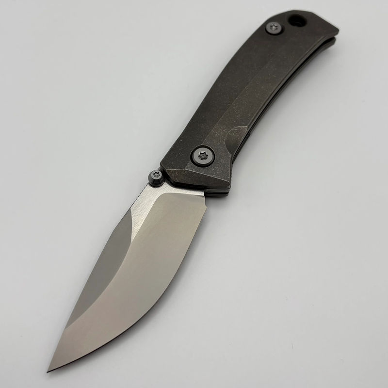 Pre-Owned Custom Knife Factory Brat w/ M398 and Titanium/ZircuTi