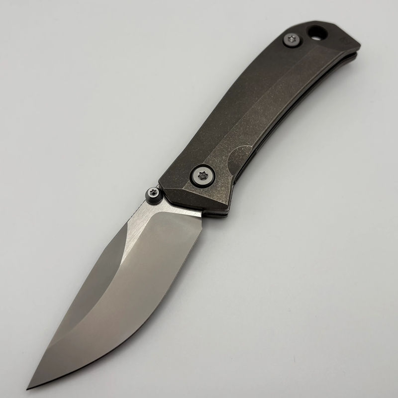 Pre-Owned Custom Knife Factory Brat w/ M398 and Titanium/ZircuTi