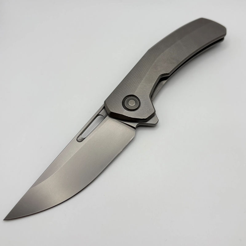 Pre-Owned Tactile Knife Co Archer Classic Textured Titanium Framelock w/ MagnaCut