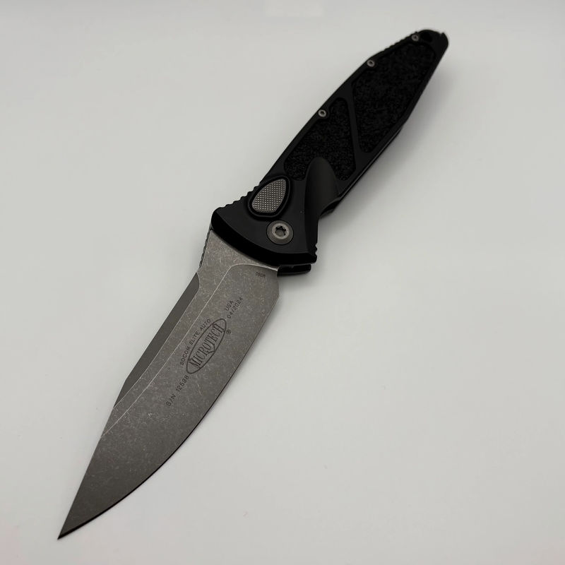 Pre-Owned Microtech Socom Elite Auto Single Edge Apocalyptic Standard 160A-10AP