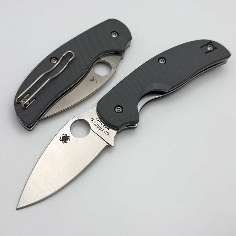 Spyderco Sage1 Gray G-10 Scales w/ Maxamet C123GPGY