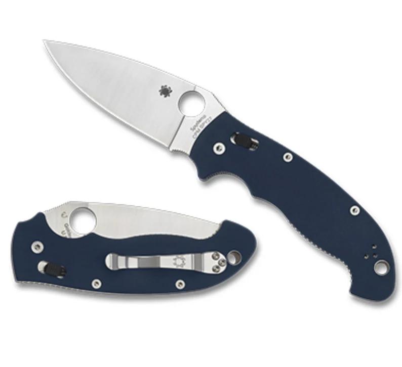 Spyderco Manix 2 XL Cobalt Blue G-10 & CPM-SPY27 C95GPCBL2