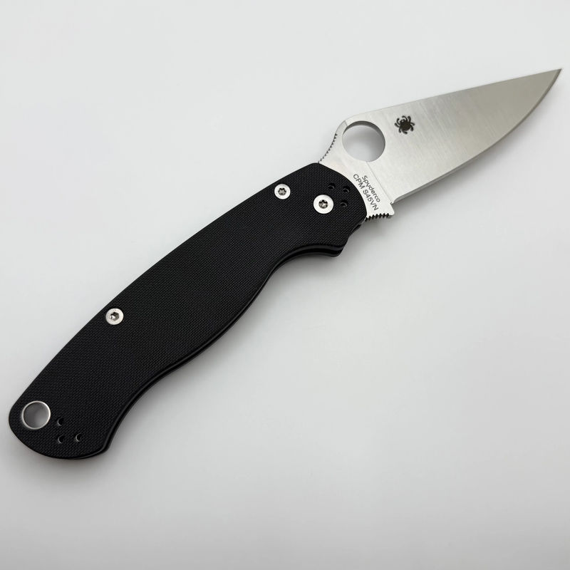 Spyderco Para-Military 2 PM2 Left Hand Black G-10 & S45VN C81GPLE2