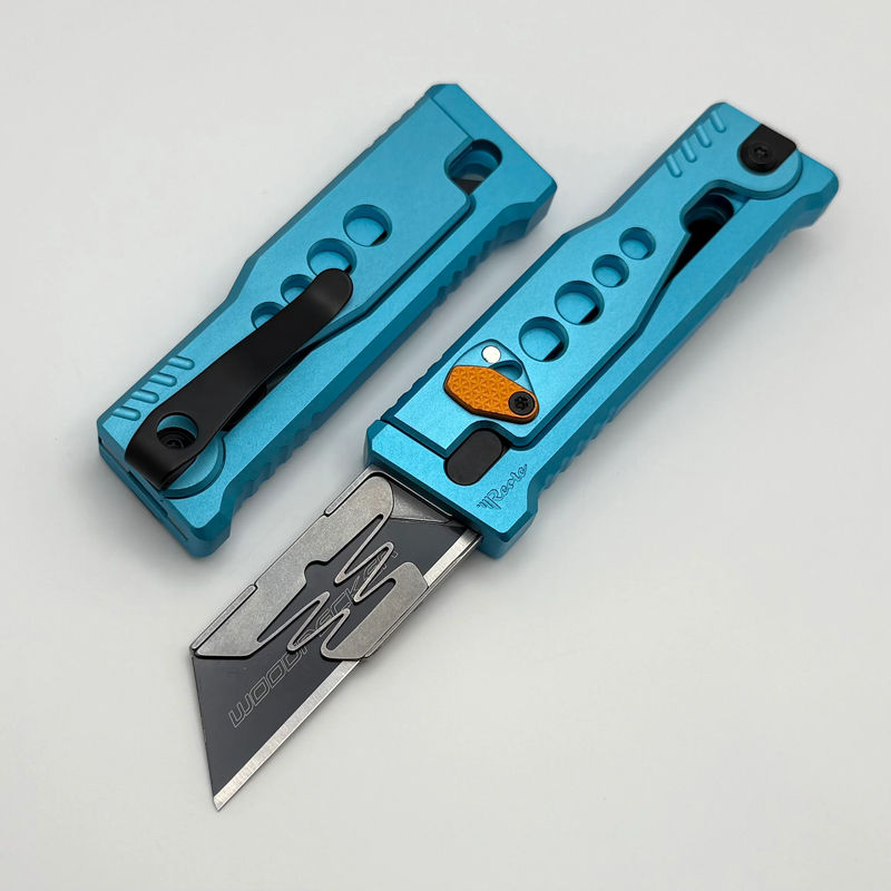 Reate EXO-U V2 Utility Speedhole Blue Aluminum Handle