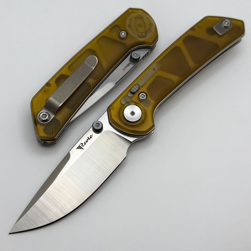 Reate Knives PL-XT Ultem Handles & Stonewash Nitro-V
