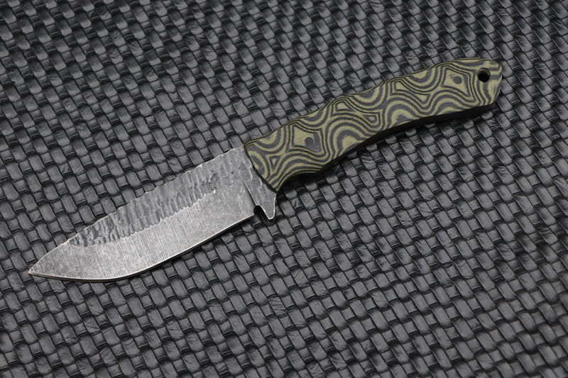Stroup GP2 - OD Green & Black Layered Handle GP2-B/ODL-G10-P