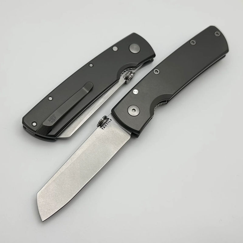 Tactile Knife Co Mariner 2 Bob Terzuola Folder w/ Titanium & MagnaCut - Thumb Disk Option:Standard Ti Disk Model