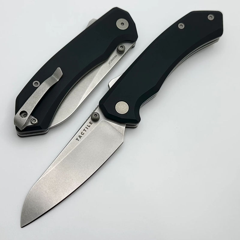 Tactile Knife Chupacabra Black Aluminum & MagnaCut