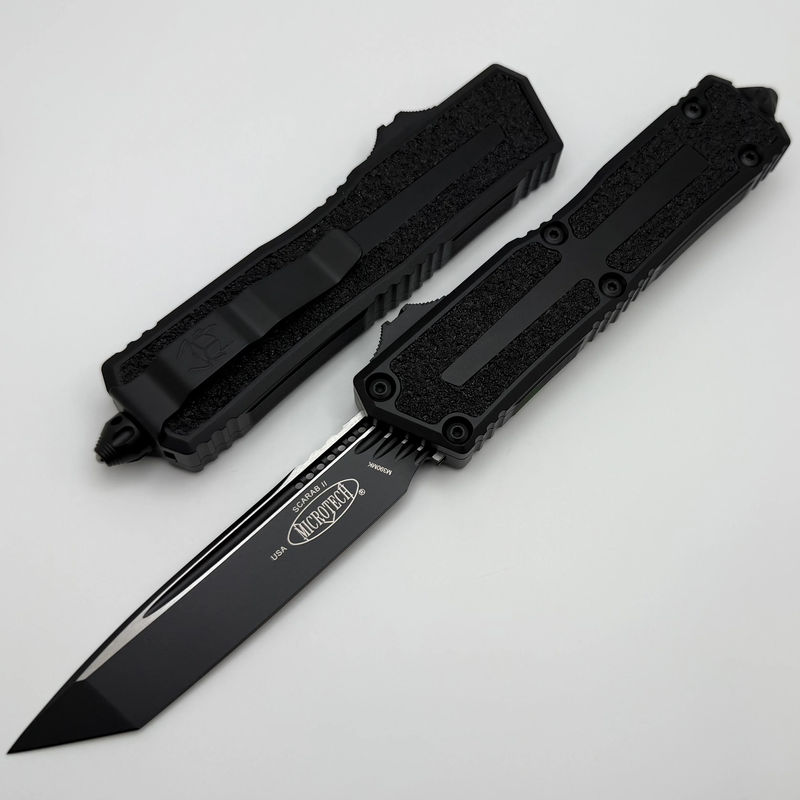 Microtech Scarab 2 Gen 3 Tanto Tactical Standard w/ Spine Fluting 1279-1T