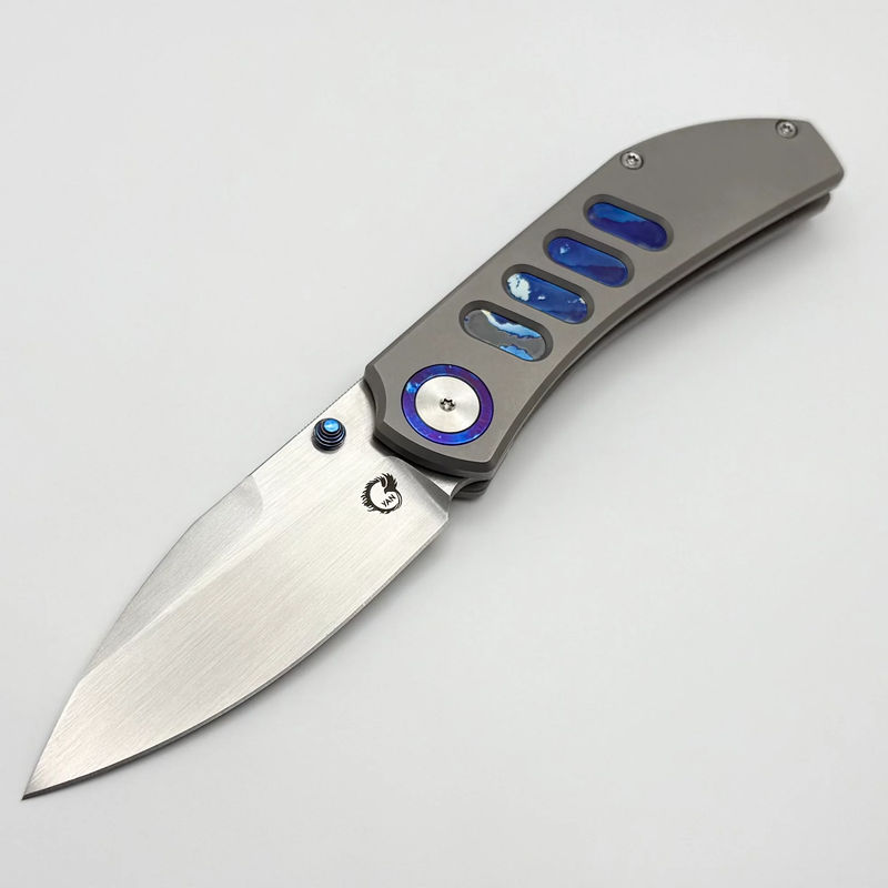Yan Knives Chevron - Titanium Handles w/ ZircuTi Accents & MagnaCut