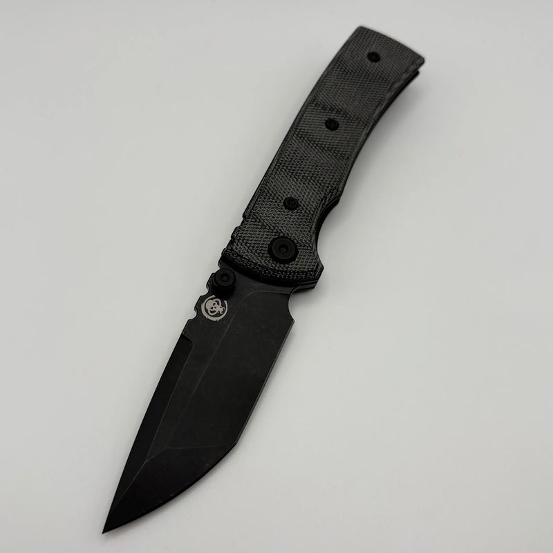 Pre-Owned Chaves Redencion Street Blackout w/ Black Micarta & PVD Elmax Tanto - Blue Label