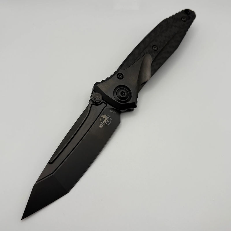 Pre-Owned Microtech Knives Socom Bravo DLC Tanto & Carbon Fiber 261-1DLCTCFTI