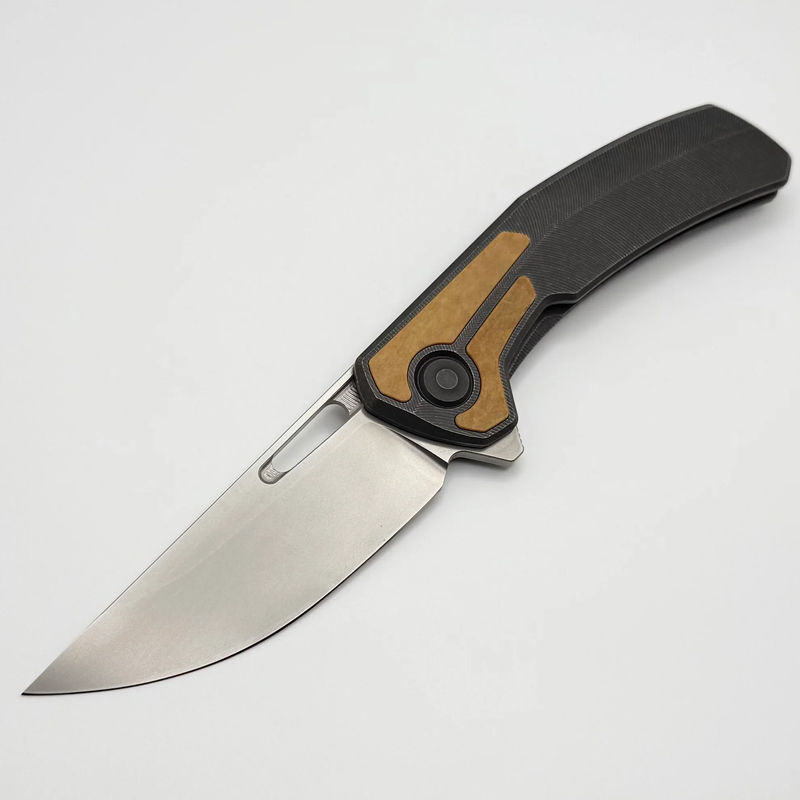 Tactile Knife Co Archer Feathered w/ Micarta Inlaid Titanium Framelock w/ MagnaCut