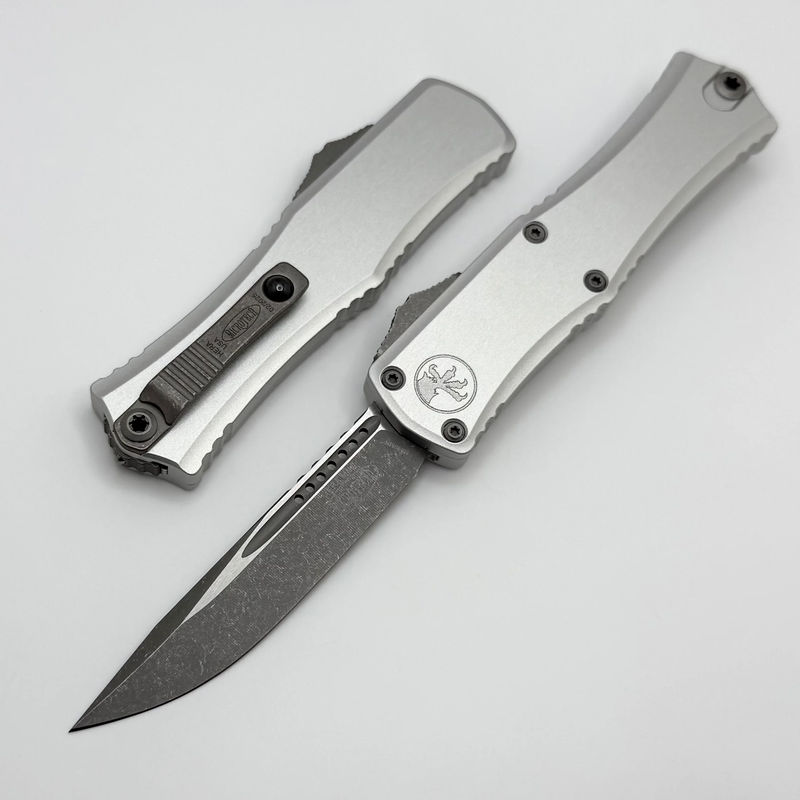 Microtech Knives Mini Hera Apocalyptic S/E M390MK w/ Clear Handle 1703M-10APCR