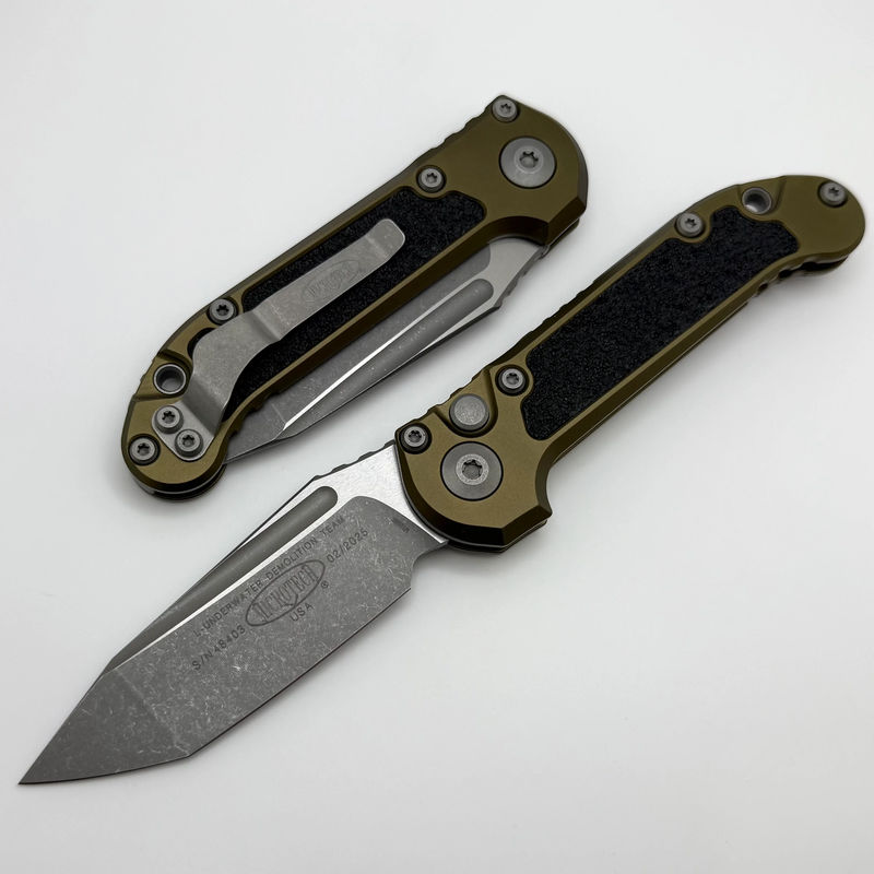 Microtech Knives LUDT Gen III Apocalyptic Tanto w/ OD Green Handle 1136-10APOD