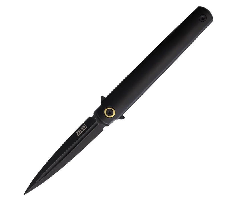 Zieba Knives Six Dagger Black Framelock w/ MagnaCut