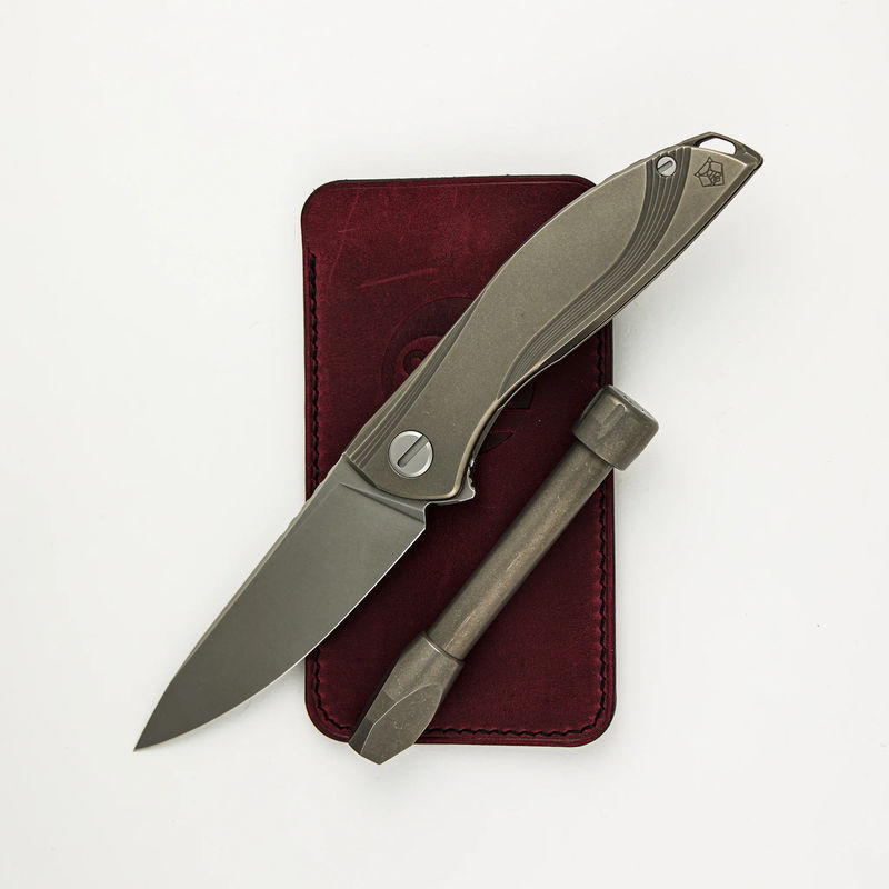 Neon Retro - CCKS 2019 Show Exclusive Set - Titanium Bit Driver - Cova Design Leather Pouch