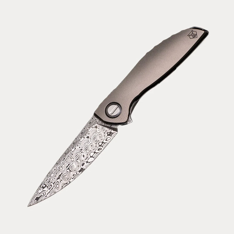 Custom Division NeOn with Damasteel Blade