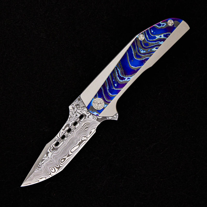 EDC JETT - Damasteel - Titanium / ZircuTi