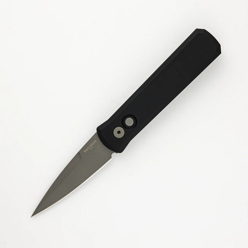 Godson – Solid Black Handle – Blasted 154CM Blade 720