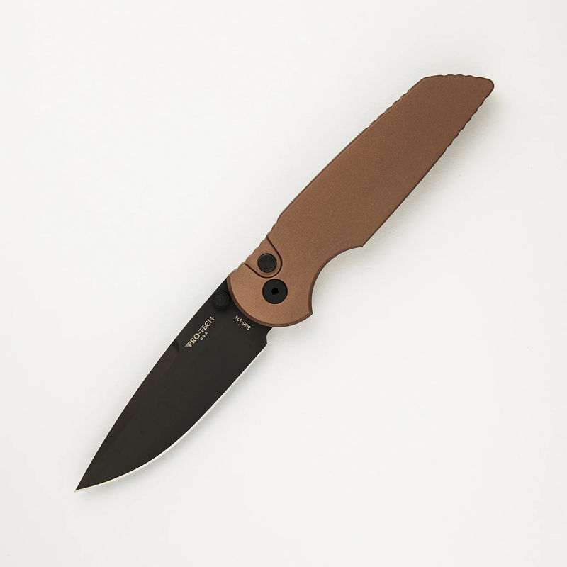TR-3 Integrity - INT103-FDE - Smooth Flat Dark Earth Aluminum Handle - DLC Black S35VN Blade