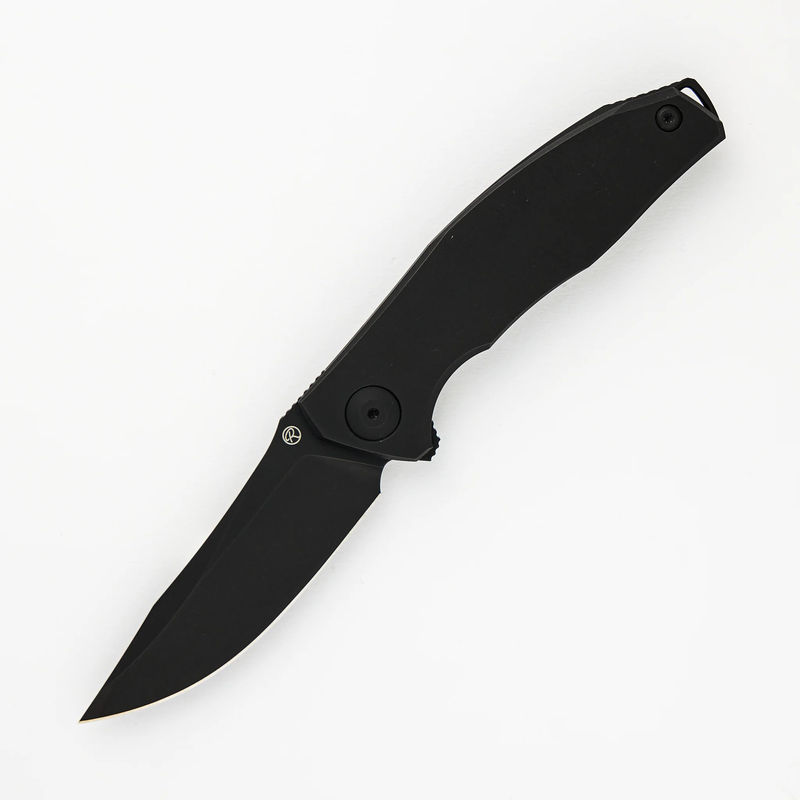 Adzin Flipper – PVD M390 Blade – PVD Titanium Handle