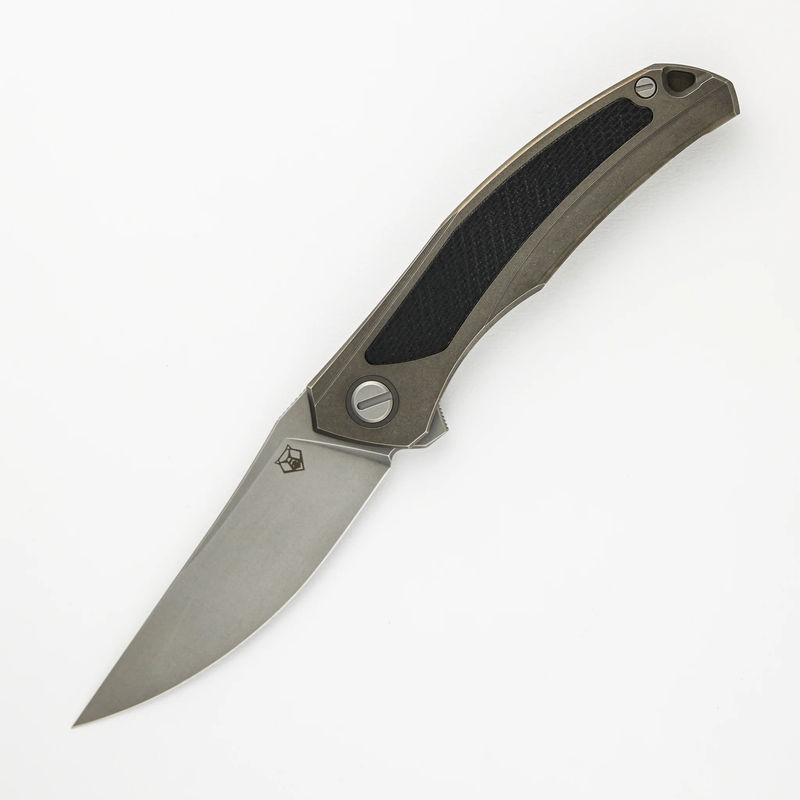 Ursus Quantum - Cromax PM Blade - Titanium Handle - Black G10 Inlay - MRBS