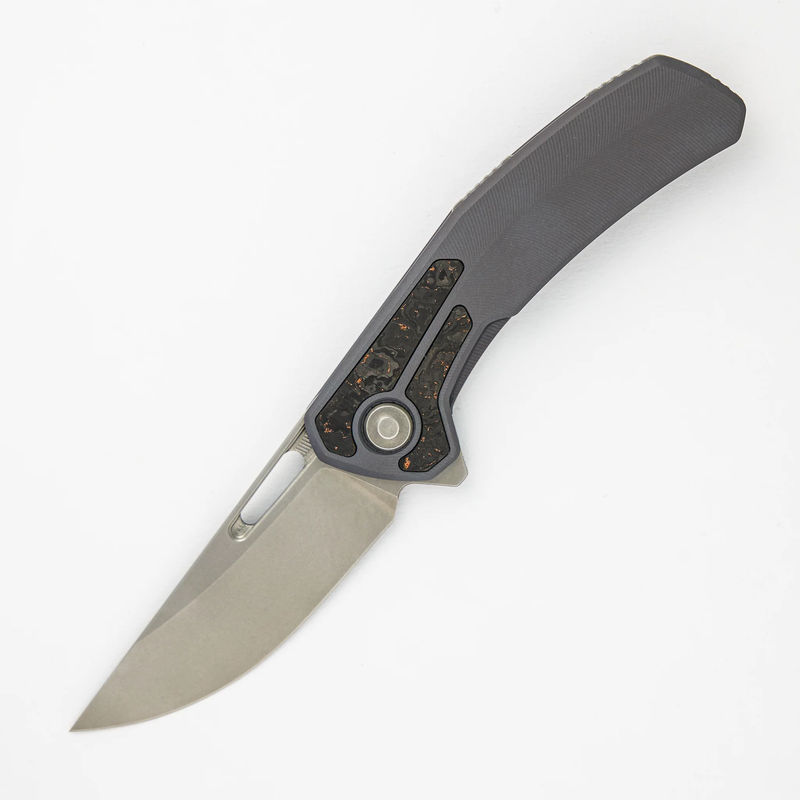 Archer - Titanium/Copper TechnoCarbo Textured Handle - MagnaCut Blade