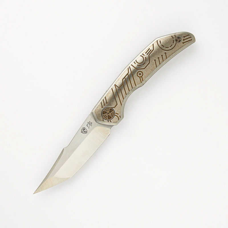 Ferus - M390 - Integral Titanium W/ Bronze Titanium Inlay (John Barker Design)