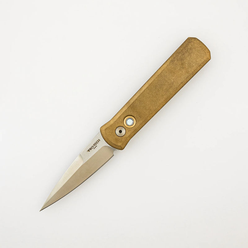 Godson Limited  7110 - SW Solid Bronze AL Handle - Mother of Pearl Button
