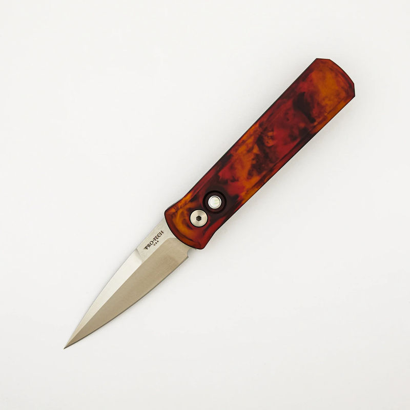 Godson – "Del Fuego" Custom Ano Handle - Pearl Button - Satin 154-CM Blade - 721-DF1