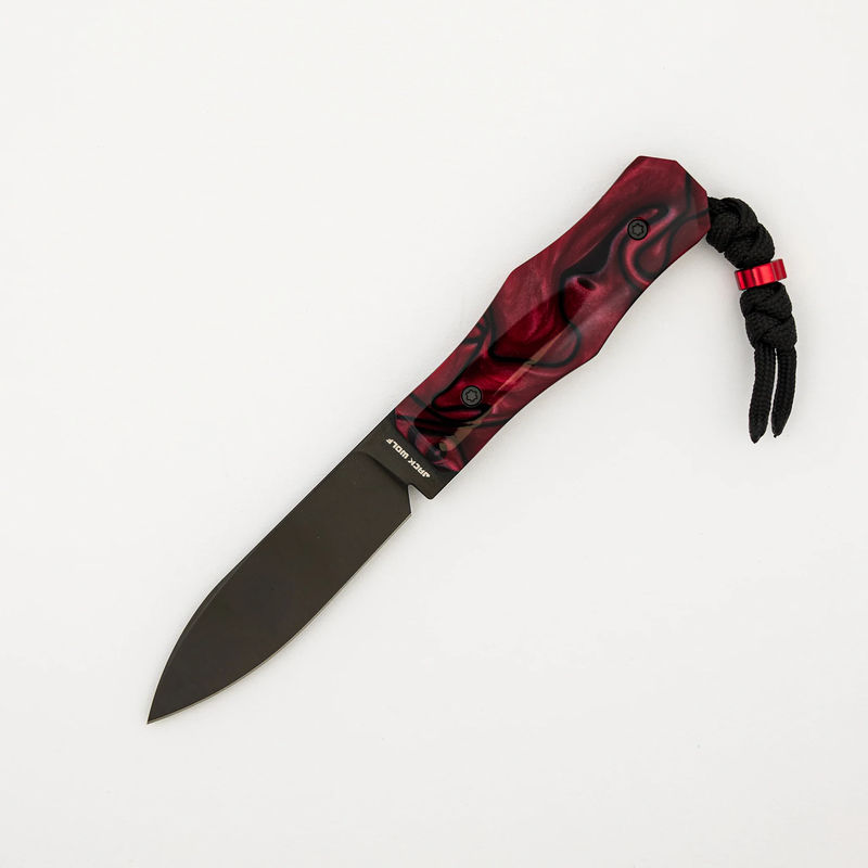 Vampire FixEDC - Kirinite True Blood Handle - DLC Belt Satin S90V Blade