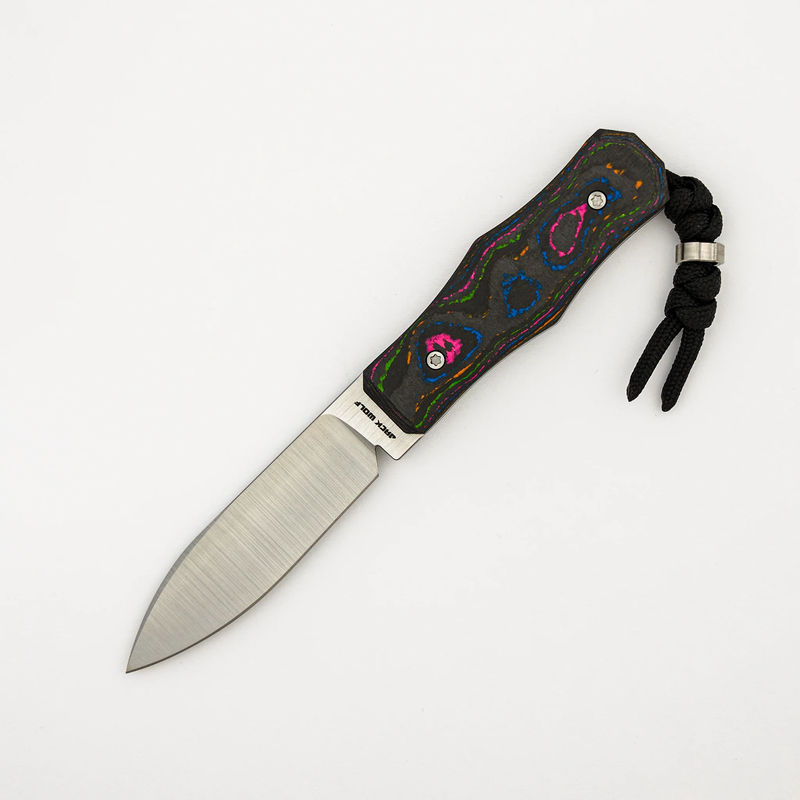 Vampire FixEDC - CamoCarbon 80's Handle - Belt Satin S90V Blade