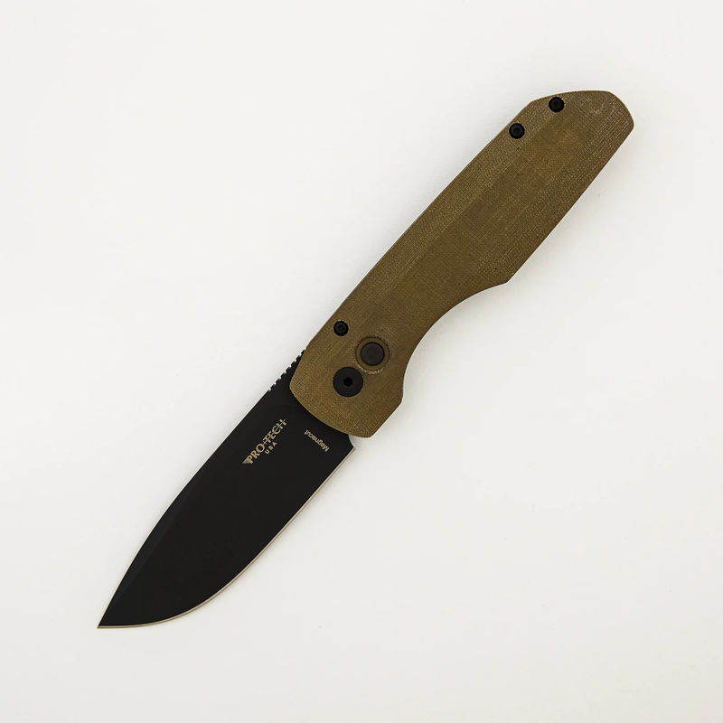 Synapse - Black Thick Back Aluminum Hande W/ Green Linen Micarta Lid - DLC Black MagnaCut Blade - VERO1213-GRN MIC (Vero Design)